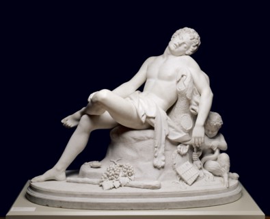 The Sleeping Faun, modeled 1864, carved c. 1870. Creator: Harriet Goodhue Hosmer (American, 1830-1908).