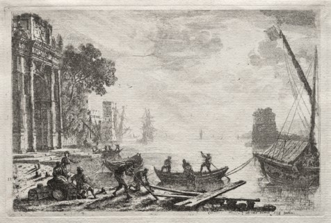 The Sunset, 1634. Creator: Claude Lorrain (French, 1604-1682).