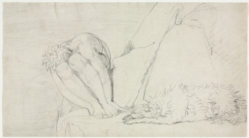 The Thought of Death alone, the Fear Destroys, c. 1795. Creator: William Blake (British, 1757-1827).