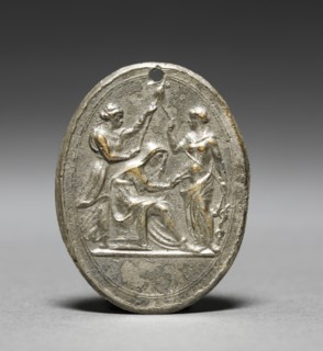 The Three Fates, early 1500s or later. Creator: Valerio Belli (Italian, c. 1468-1546), cast after a model by.