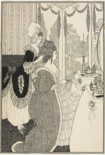 The Toilet, from The Rape of the Lock by Alexander Pope, c. 1895-1896. Creator: Aubrey Beardsley (British, 1872-1898).
