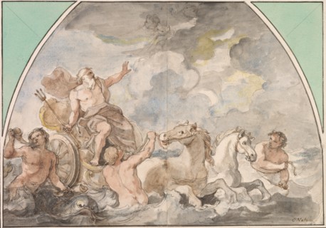 The Triumph of Neptune, 1766 or later. Creator: Charles Joseph Natoire (French, 1700-1777).