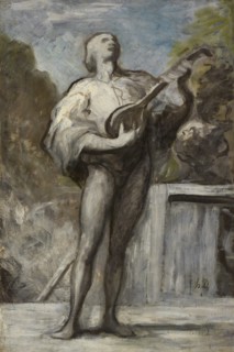 The Troubadour, 1868-1873. Creator: Honoré Daumier (French, 1808-1879).