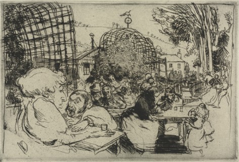 The Two Hunchbacks, 1893. Creator: Auguste Louis Lepère (French, 1849-1918); Edward Sagot, Paris.
