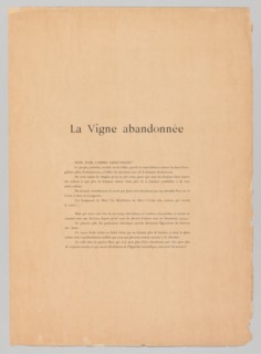 The Vintages: The Vintages!, 1894. Creator: Henri de Groux (Belgian, 1867-1930); L'Estampe Originale.