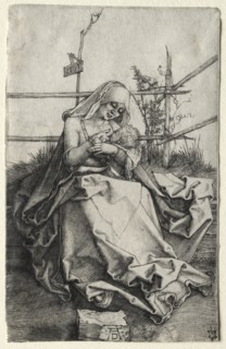The Virgin and Child on a Grassy Bench, 1503. Creator: Albrecht Dürer (German, 1471-1528).