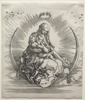The Virgin on a Crescent, c. 1510-1511. Creator: Albrecht Dürer (German, 1471-1528).