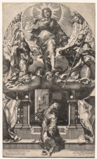 The Vision of St. Francis, 1581. Creator: Federico Barocci (Italian, 1528-1612).