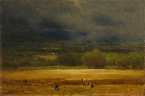 The Wheat Field, c. 1875-1877. Creator: George Inness (American, 1825-1894).