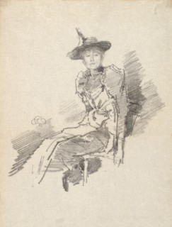 The Winged Hat, 1890. Creator: James McNeill Whistler (American, 1834-1903).