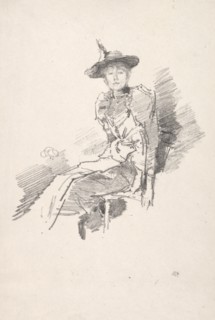 The Winged Hat, 1890. Creator: James McNeill Whistler (American, 1834-1903).
