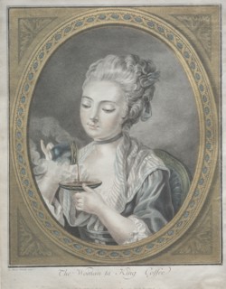 The Woman taking Coffee, 1774. Creator: Louis-Marin Bonnet (French, 1736-1793).