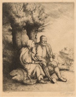 The Woodman, 1881. Creator: William Strang (British, 1859-1921); Published in The Etcher.