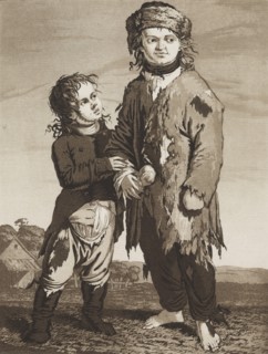 The Young Beggars, c.1800. Creator: Karl Ludwig Bernhard Buchhorn (German, 1770-1856).