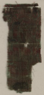 Three Fragments of Italian Gothic Silk, 1300s. Creator: Unknown.