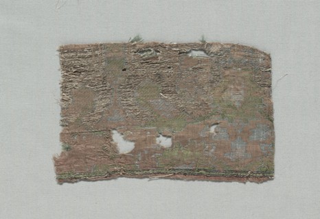 Three Fragments of Italian Gothic Silk, 1350-1399. Creator: Unknown.