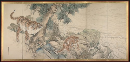 Tiger Family, early 1800s. Creator: Kishi Ganku (Japanese, 1749/56-1838).