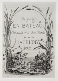 Title Frontispiece for the Album: The Boat Trip, 1861. Creator: Charles François Daubigny (French, 1817-1878).