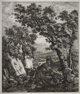 Tobias and the Angel. Creator: Anthonie Waterloo (Dutch, 1609/10-1690).