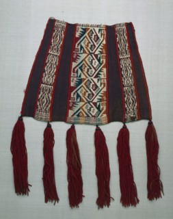 Trapezoidal Bag, 1200-1400. Creator: Unknown.