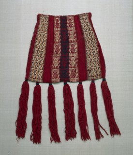 Trapezoidal Bag, 1200-1400. Creator: Unknown.