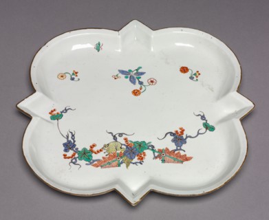 Tray, c. 1730. Creator: Chantilly Porcelain Factory (French).