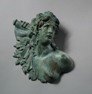 Tritoness Relief Applique, late 2nd Century BC. Creator: Unknown.