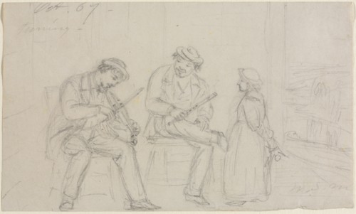 Tuning, 1867. Creator: William Sidney Mount (American, 1807-1868).