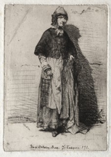 Twelve Etchings from Nature: La Mère Gérard, 1858. Creator: James McNeill Whistler (American, 1834-1903).