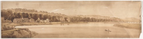 Twenty Views of Paris and Environs: View of St. Cloud and Mount Calvary..., 1802. Creator: Thomas Girtin (British, 1775-1802).