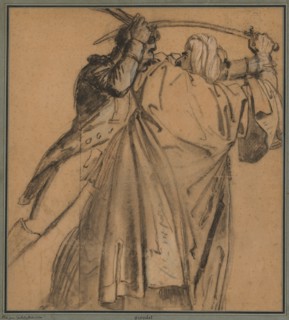 Two Arabs, for The Revolt of Cairo, c. 1810. Creator: Anne-Louis Girodet de Roucy-Trioson (French, 1767-1824).