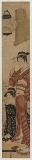 Two Geisha on a Balcony, 1782. Creator: Torii Kiyonaga (Japanese, 1752-1815).