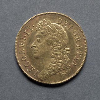 Two Guineas (obverse), 1687. Creator: Unknown.