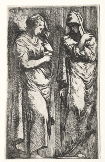 Two Roman Women. Creator: Francesco Primaticcio (Italian, 1504-1570).