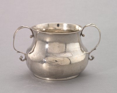Two-Handled Cup, c. 1720. Creator: George Hanners (American, c. 1696-1740).