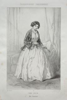 Une Lélia. Creator: Paul Gavarni (French, 1804-1866).