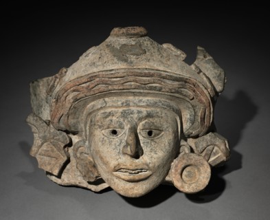 Urn Figure Head Fragment, c. 200-500. Creator: Unknown.