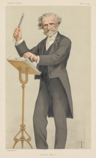 Vanity Fair: "Italian Music", 1879. Creator: Théobald Chartran (French, 1849-1907); Vincent Brooks Day & Son.