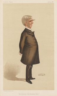 Vanity Fair: "The Autocrat of the Breakfast Table", 1886. Creator: Leslie Matthew (Spy) Ward (British, 1851-1922); Vincent Brooks Day & Son.