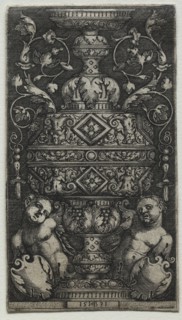 Vase Orné dEnfans, 1531. Creator: Hans Sebald Beham (German, 1500-1550).
