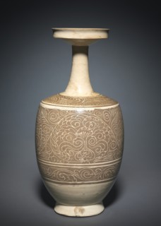 Vase with Floral Scrolls, 900s-1000s. Creator: Unknown.