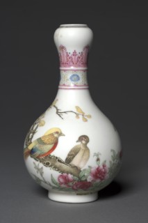 Vase with Golden Pheasants, 1736-95. Creator: Unknown.