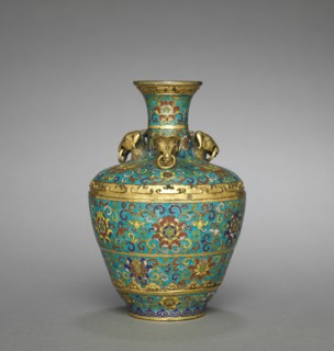 Vase with Three Rams Heads, 1736-1795. Creator: Unknown.