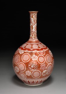 Vase: Kutani Ware, 19th century. Creator: Unknown.