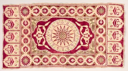 Velvet Divan Cushion, 17th century. Creator: Unknown.