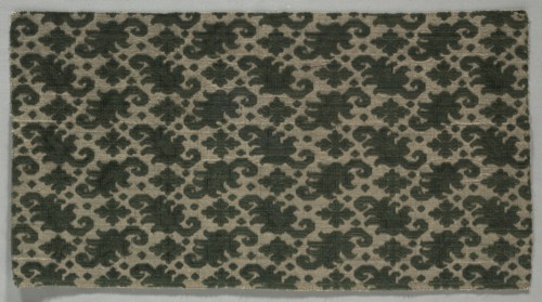 Velvet Fragment, 1600-1740. Creator: Unknown.