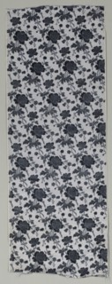 Velvet Fragment, c. 1900. Creator: Unknown.