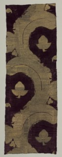 Velvet Fragment, early 1400s. Creator: Unknown.