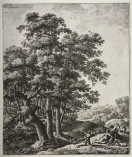 Venus and Adonis. Creator: Anthonie Waterloo (Dutch, 1609/10-1690).