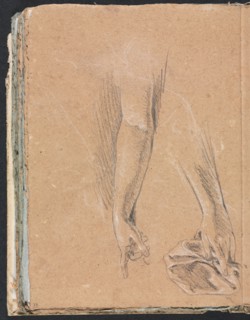 Verona Sketchbook: Arms and hands with drapery (page 78), 1760. Creator: Francesco Lorenzi (Italian, 1723-1787).